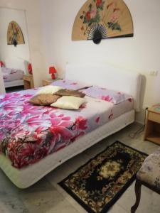 A bed or beds in a room at Casa Al Castello
