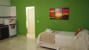 Cama ou camas em um quarto em Umbral del Aconcagua