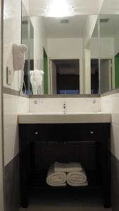 Koupelna v ubytování Umbral del Aconcagua