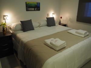Cama ou camas em um quarto em Umbral del Aconcagua