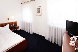 TV a/nebo společenská místnost v ubytování Hotel Burgmeier
