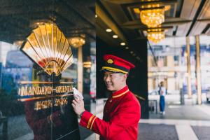 Os clientes hospedados em Mandarin Oriental, Hong Kong