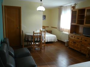 Rúm í herbergi á Hotel Nice