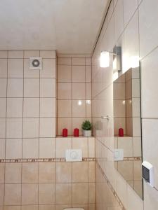 Kúpeľňa v ubytovaní Niewinne domki - Burgundia + 37 fotografií