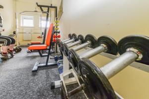 Fitness centrum a/nebo fitness zařízení v ubytování Hotel Liburnia