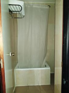 Koupelna v ubytování Hostal Lima