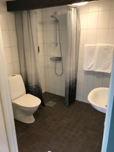 Kúpeľňa v ubytovaní Tunneberga Gästgifvaregård