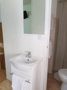 Koupelna v ubytování Hostal Lima