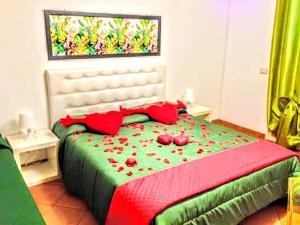 Cama o camas de una habitación en B&B La Stella di Naxos