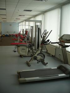 Fitnesscenter och/eller fitnessfaciliteter på Ignalinos sporto ir pramogų centras