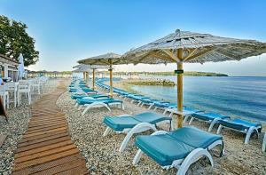 Ein Strand an oder in der Nähe der Ferienwohnung