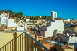 a view of a city from a balcony at Solesperit in Lloret de Mar