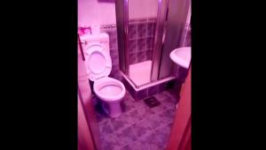 a bathroom with a toilet and a sink at Apartman S in Palisat