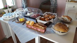 Možnosti raňajok pre hostí v ubytovaní B&B Cum Grano Salis