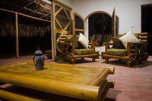 Posezení v ubytování Hostal Corazón de Tagua