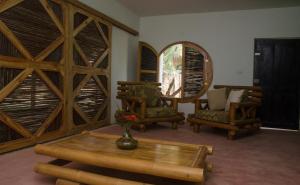 Posezení v ubytování Hostal Corazón de Tagua