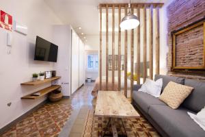 Χώρος καθιστικού στο Wonderful Apartment Chueca