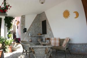Χώρος καθιστικού στο Antico Casolare Sorso-Tourist Rental