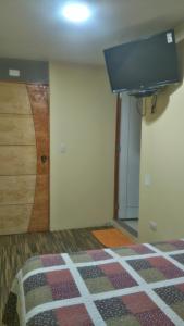 TV a/nebo společenská místnost v ubytování Hostal Inca