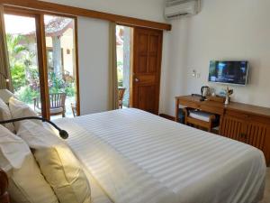 TV a/nebo společenská místnost v ubytování Puri Mesari Hotel