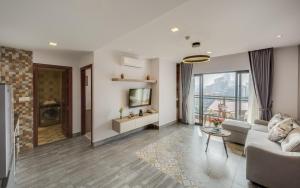 Posezení v ubytování Phnom Penh 51 Hotel & Residences
