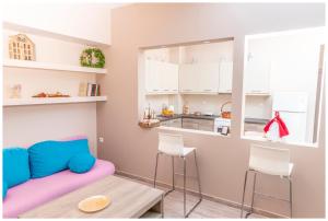 Kuchyň nebo kuchyňský kout v ubytování SOTIRIA APARTMENT + 54 fotografií