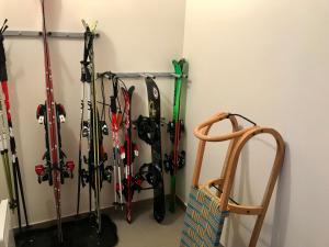 Fitness centrum a/nebo fitness zařízení v ubytování Apartmán U Sikorek