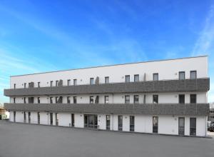 Budova, kde se aparthotel nachází