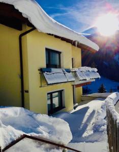 Haus Alpenrose en invierno