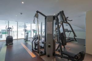 Het fitnesscentrum en/of fitnessfaciliteiten van Van der Valk Hotel Emmen