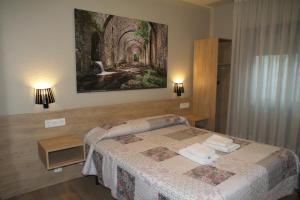 Postel nebo postele na pokoji v ubytování Hostal Acella + 37 fotografií