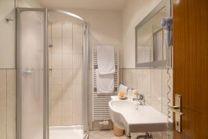 Koupelna v ubytování Sporthotel Spoegler