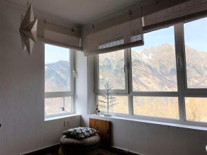 Nespecifikovaný výhled na hory nebo výhled na hory při pohledu z apartmánu
