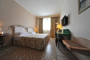 Letto o letti in una camera di Albergo La Primula