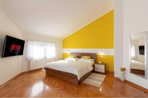 Postel nebo postele na pokoji v ubytování Villa Dream