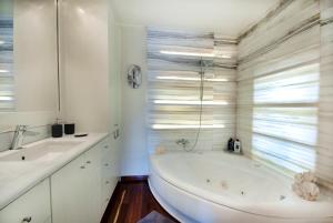 A bathroom at Athens Lycabettus Hill Penthouse, Private Roof Garden & Pool