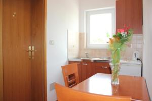 Kuchyň nebo kuchyňský kout v ubytování Apartments Lucija