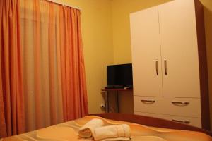 TV a/nebo společenská místnost v ubytování Apartments Lucija