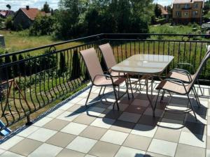 Balkon lub taras w obiekcie Pokoje Zacisze Leśne