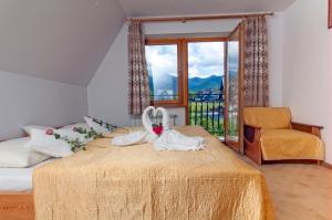 Nespecifikovaný výhled na hory nebo výhled na hory při pohledu z bed and breakfast