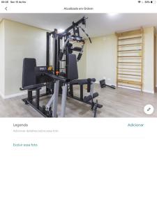 a screenshot of a gym with a treadmill at Amora Três in São Paulo