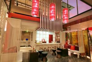 Posezení v ubytování Red Ginger Chic Resort