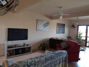Μια τηλεόραση ή/και κέντρο ψυχαγωγίας στο Hostel Casa Grande