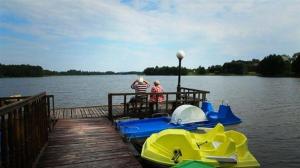 Výhled na řeku, která protéká v blízkosti penzionu