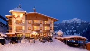 겨울의 Hotel Gletscherblick