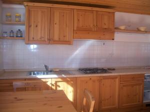 Küche/Küchenzeile in der Unterkunft Albergo Riglarhaus