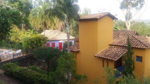 A Casa Vermelha Hospedaria外面的花园