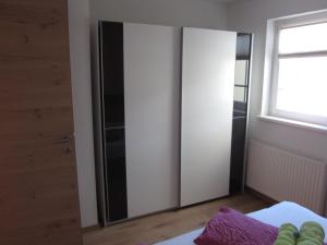 Postel nebo postele na pokoji v ubytování Apart Schranz