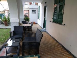 Patio alebo iná vonkajšia časť ubytovania B&B ALDA