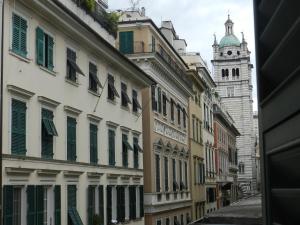 A general view of Genova or a view of the city taken from a vendégházakat